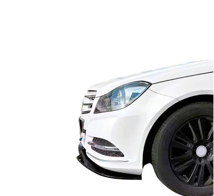 💕 Splitter Anteriore Nero Lucido Brabus Style per Mercedes C W204 SE 💕