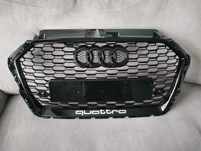 💕ART.5815 GRGLIA NERA LUCIDA ADATTA PER AUDI A3 S3 8V 2017-2020 LOOK RS3💕