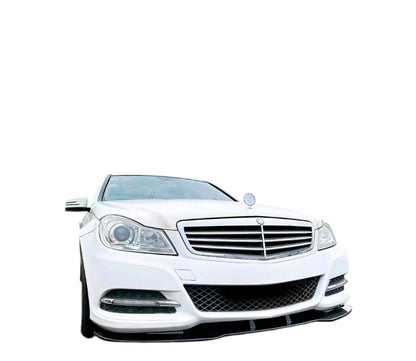 💕 Splitter Anteriore Nero Lucido Brabus Style per Mercedes C W204 SE 💕