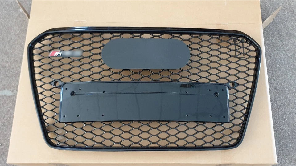 ART.4542 GRIGLIA ANTERIORE NIDO DAPE STILE RS5 NERA PER AUDI A5 S5 2012-2015