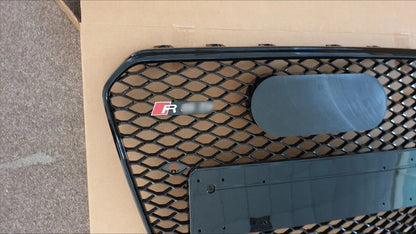 ART.4542 GRIGLIA ANTERIORE NIDO DAPE STILE RS5 NERA PER AUDI A5 S5 2012-2015