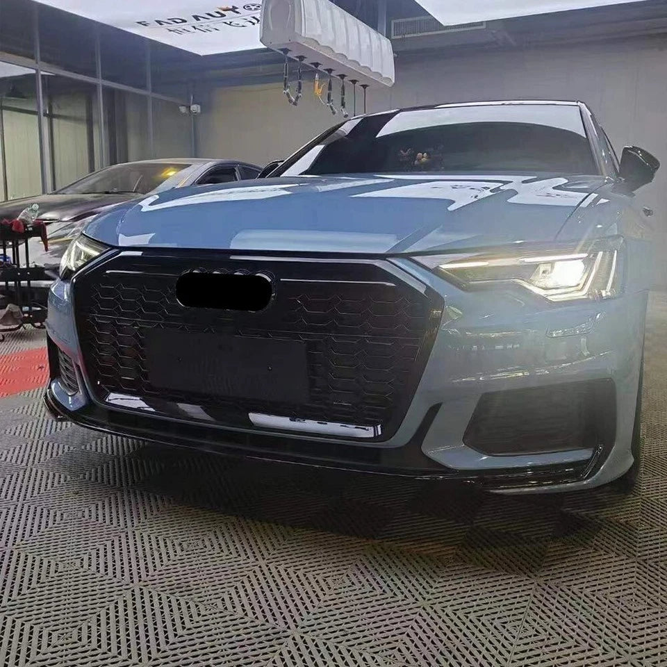 💕ART.5820 GRGLIA NERA LUCIDA ADATTA PER AUDI A6 S6 C8 2019-2023 LOOK RS6💕