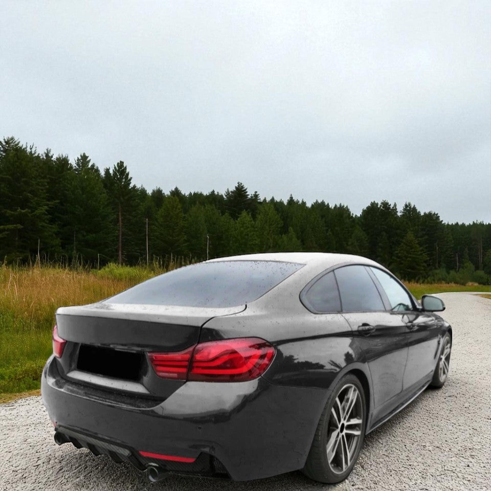 💫Diffusore Posteriore in Carbonio + Terminale di Scarico per BMW Serie 4 F32💫
