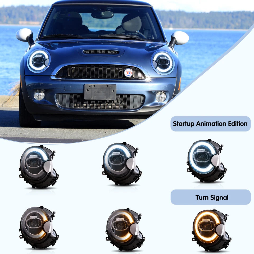 ⭐ART.2926 Faro Anteriore a LED con DRL – BMW Mini Cooper R55 / R56 / R57 / R58 ⭐