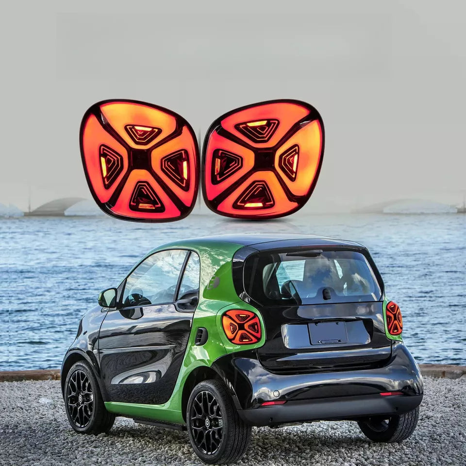 ⭐ART.2908 Fanali Posteriori a LED Fumé – Smart 453 ForTwo / ForFour (2015–2019)⭐