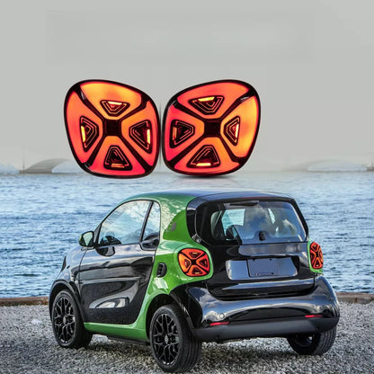 ⭐ART.2908 Fanali Posteriori a LED Fumé – Smart 453 ForTwo / ForFour (2015–2019)⭐