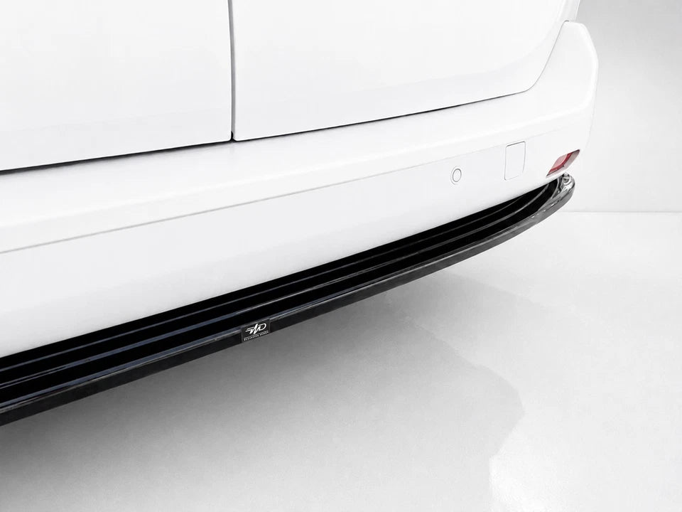 👉Splitter posteriore Opel Vivaro C L2/Peugeot Expert L2 MK3 ABS nero lucido👈