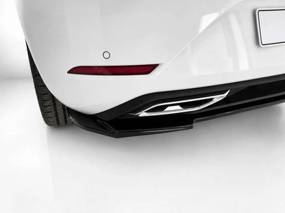 👉SPLITTER POSTERIORE ADATTO PER SEAT LEON MK4 FR 2020+ NERO LUCIDO👈