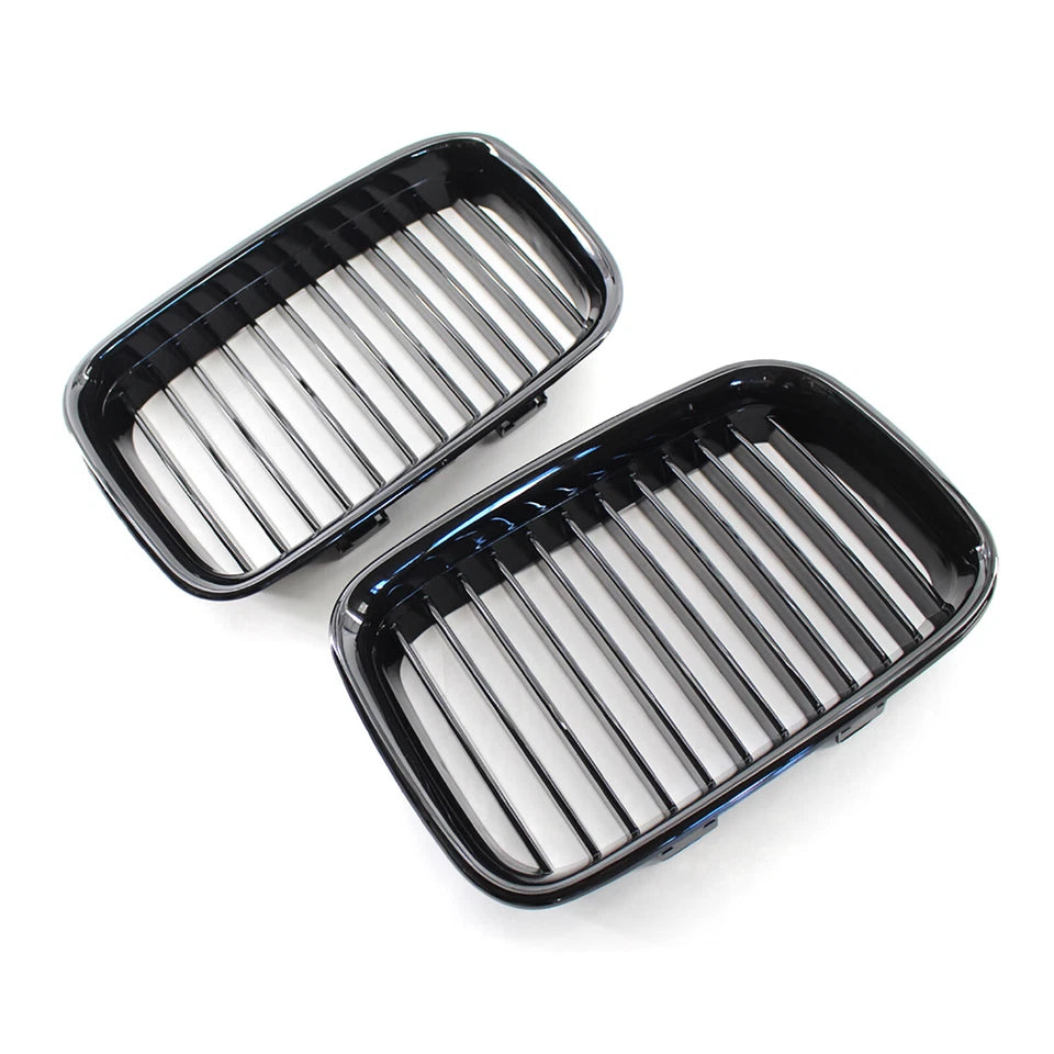 💕 Griglia Anteriore Adatto per BMW Serie 3 E36 90-96 Nero Lucido 💕