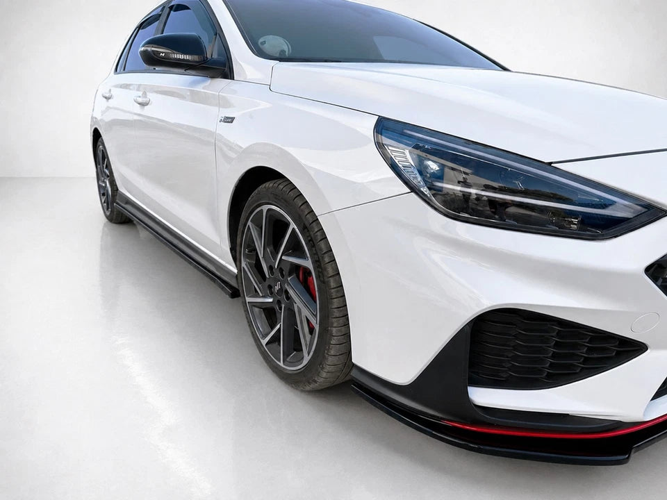 👉Gonne Laterali Prolunghe per Hyundai i30 N MK3 2016+ Nero Lucido👈
