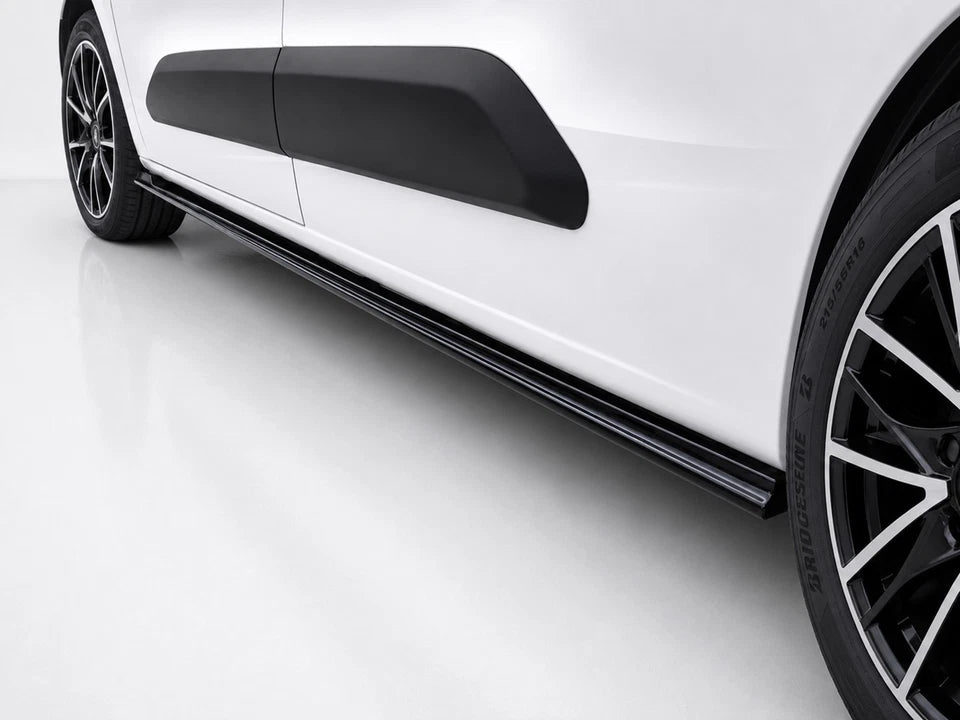 👉Minigonne laterali Citroën Berlingo/Peugeot Partner L1 MK3 in nero lucido👈