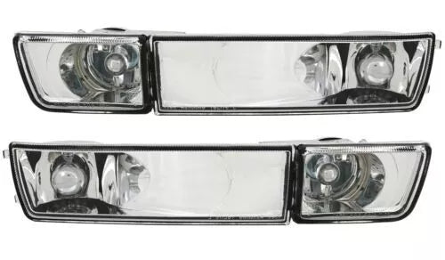 Set di fendinebbia per indicatori di direzione anteriori per VW Golf 3 III vetro