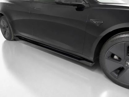 👉Minigonne Laterali adatte per Tesla Model 3 MK1 / Facelift ABS Nero Lucido👈