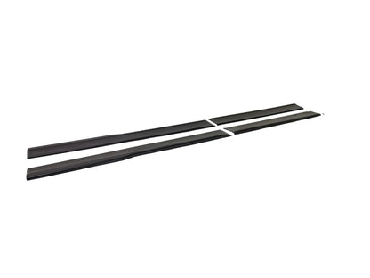 👉Gonne Laterali per Ford Transit Custom L2 MK2 2023+ Sottoporta Nero Lucido👈