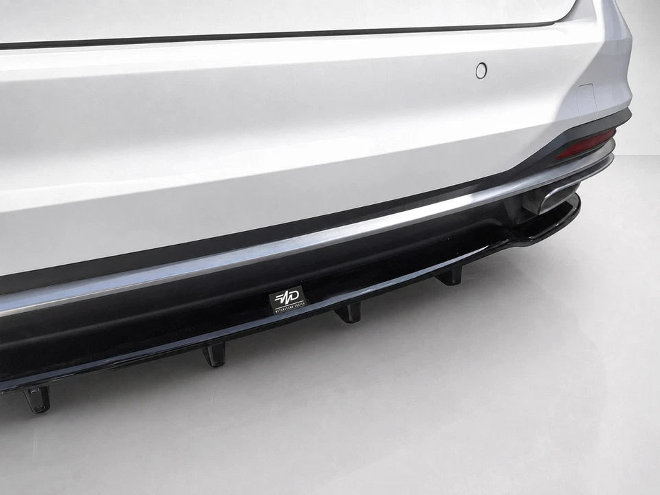 👉Splitter posteriore per Audi A4 B9 facelift Avant (19-24) in ABS nero lucido👈