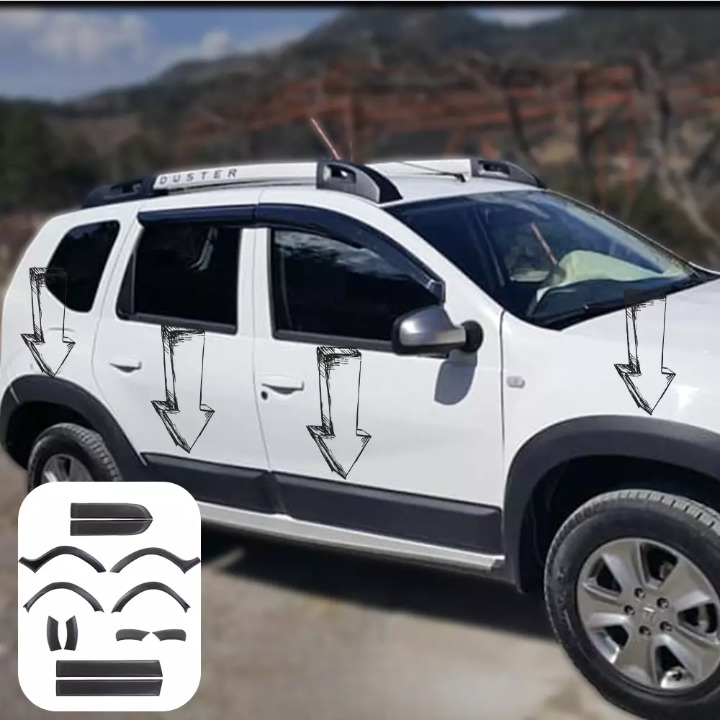 ⭐Kit carrozzeria compatibile con DACIA Duster Serie 1 2010-2017 Kit carrozzeria⭐