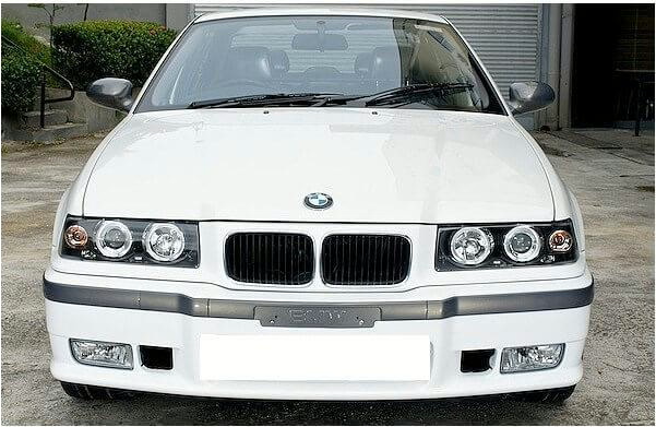 💫ART.6183 LPBM03 FARI OCCHI D'ANGELO CROMATI per BMW E36 1990-1999 C/C💫