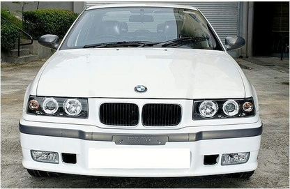 💫ART.6183 LPBM03 FARI OCCHI D'ANGELO CROMATI per BMW E36 1990-1999 C/C💫