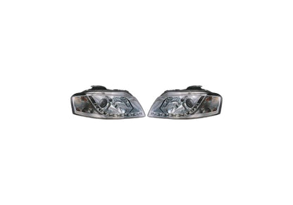 ⭐Set fari Anteriore KLARGL./CHROM Adatto Per Audi A3 03-08⭐