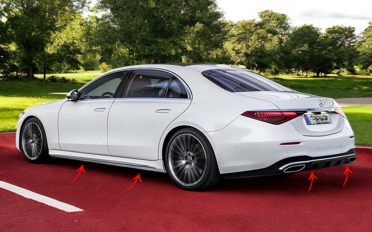 💥BODYKIT ADATTO EPR Mercedes Classe S W223 Limousine (2020-up) S450 Design💥