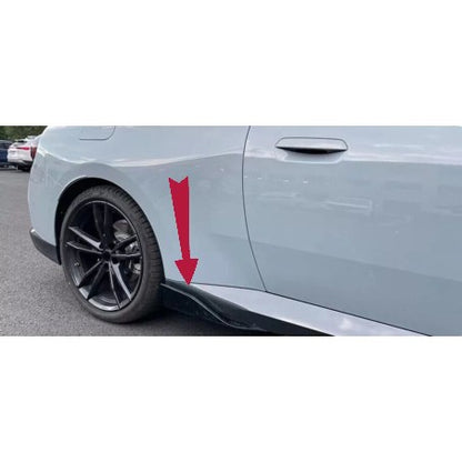 💜Minigonne laterali compatibili con BMW serie 2 G42 2 porte nero lucido💜