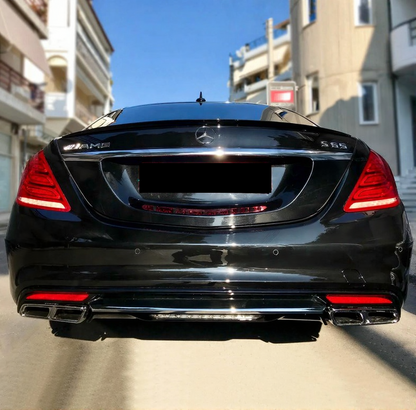 💫ART.7629 Paraurti Posteriore Look S65 AMG per M.Benz Classe S W222 13-17💫