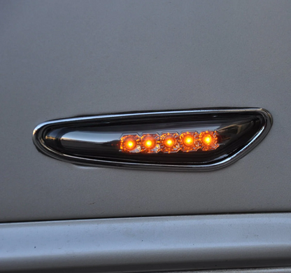 💫ART.5935 LED INDICATORI LATERALI FUMO adatto per BMW Serie 3 E46 2001-2005💫