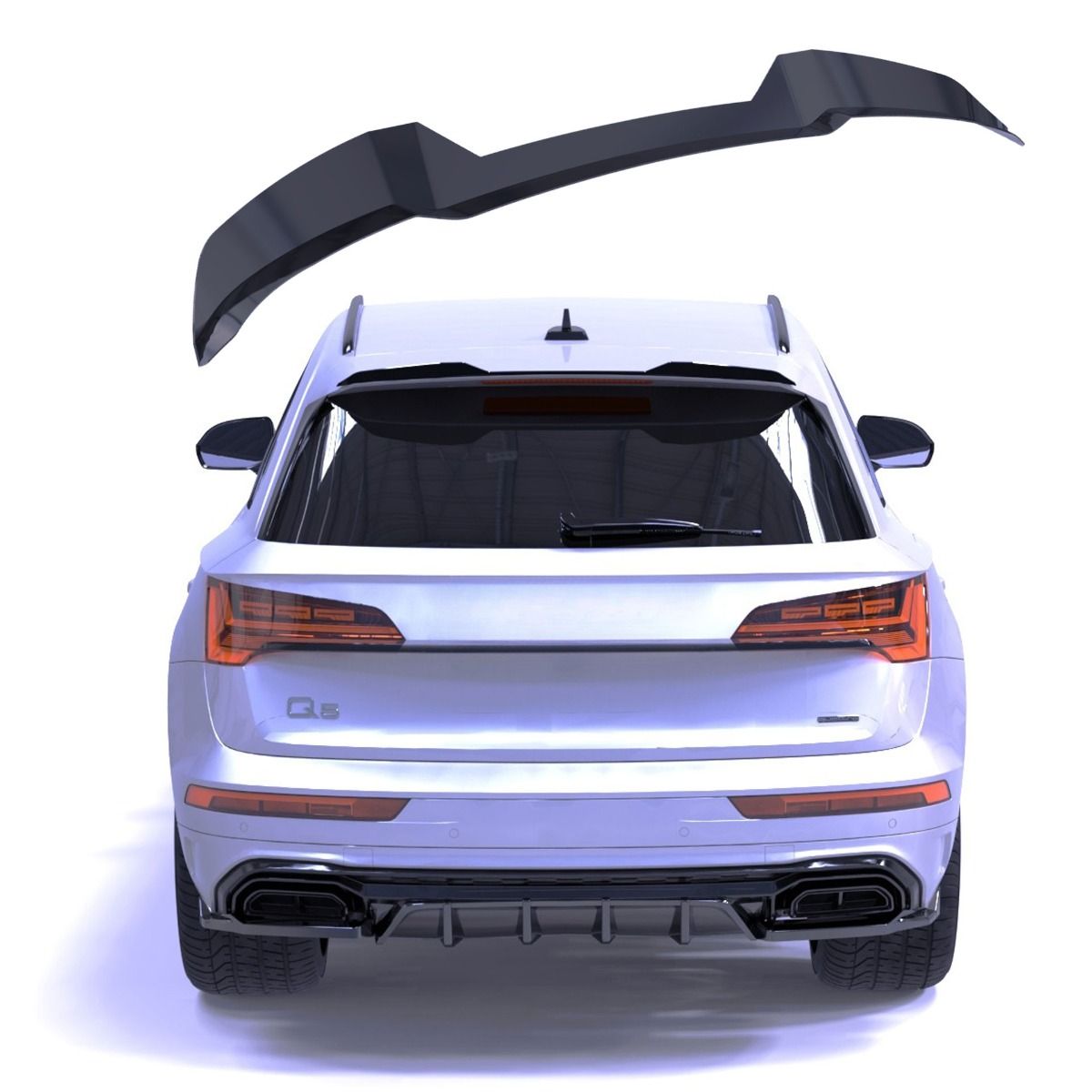 2342⭐Spoiler sul tetto adatto per Audi SQ5 Q5 S-Line Sportback Mk2 Flift 20–24⭐