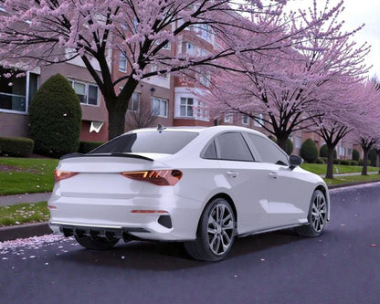 😍 ART.6813 Spoiler Posteriore Adatto Per Audi A3/A3 S-Line/S3/RS3 8Y 😍