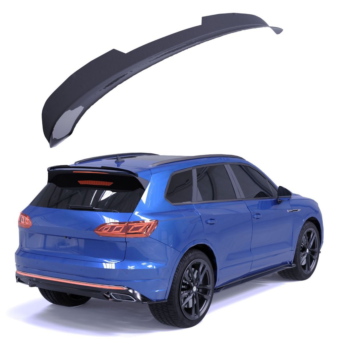 2434 ⭐Spoiler posteriore adatto per Volkswagen Touareg Mk3 R‑Line 18–23⭐