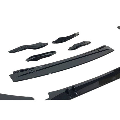 ART.4191 TCA0280 Splitter (Nero lucido) per Audi A6 2016-2018 look RS6