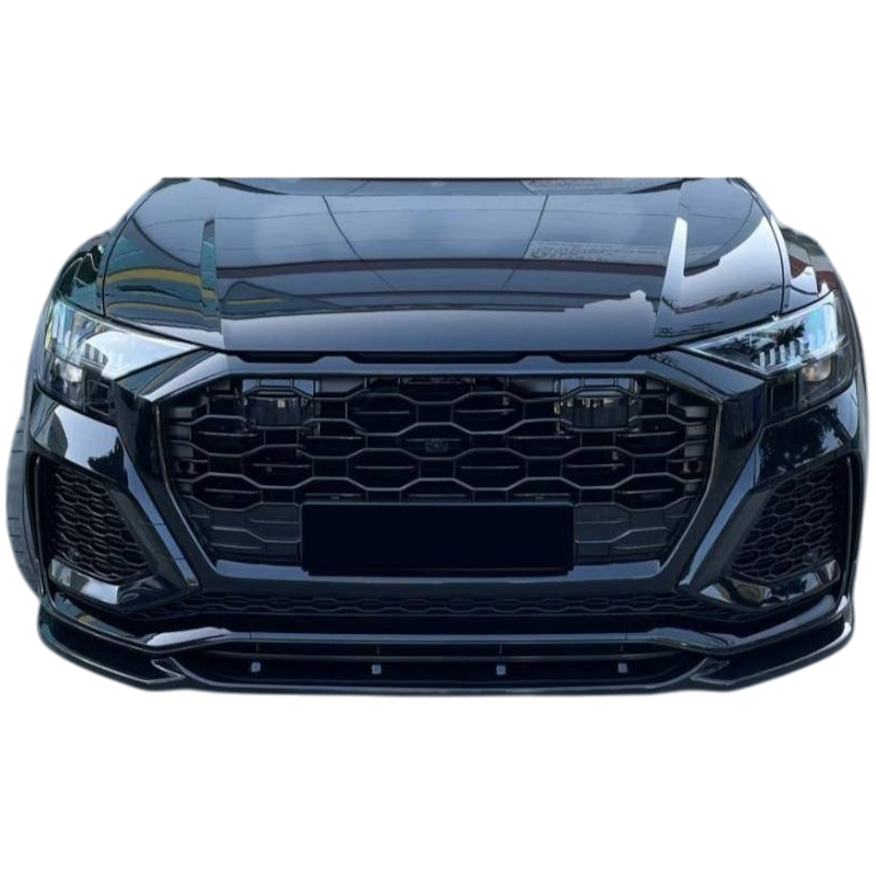 💫ART.4397 Splitter (Nero Lucido)adatto per Audi Q8 2018-2023 Look RSQ8💫