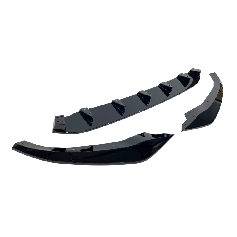 ART.6136 SPLITTER  ANTERIORI Audi Q8 2024+ Look RSQ8 Nero lucido