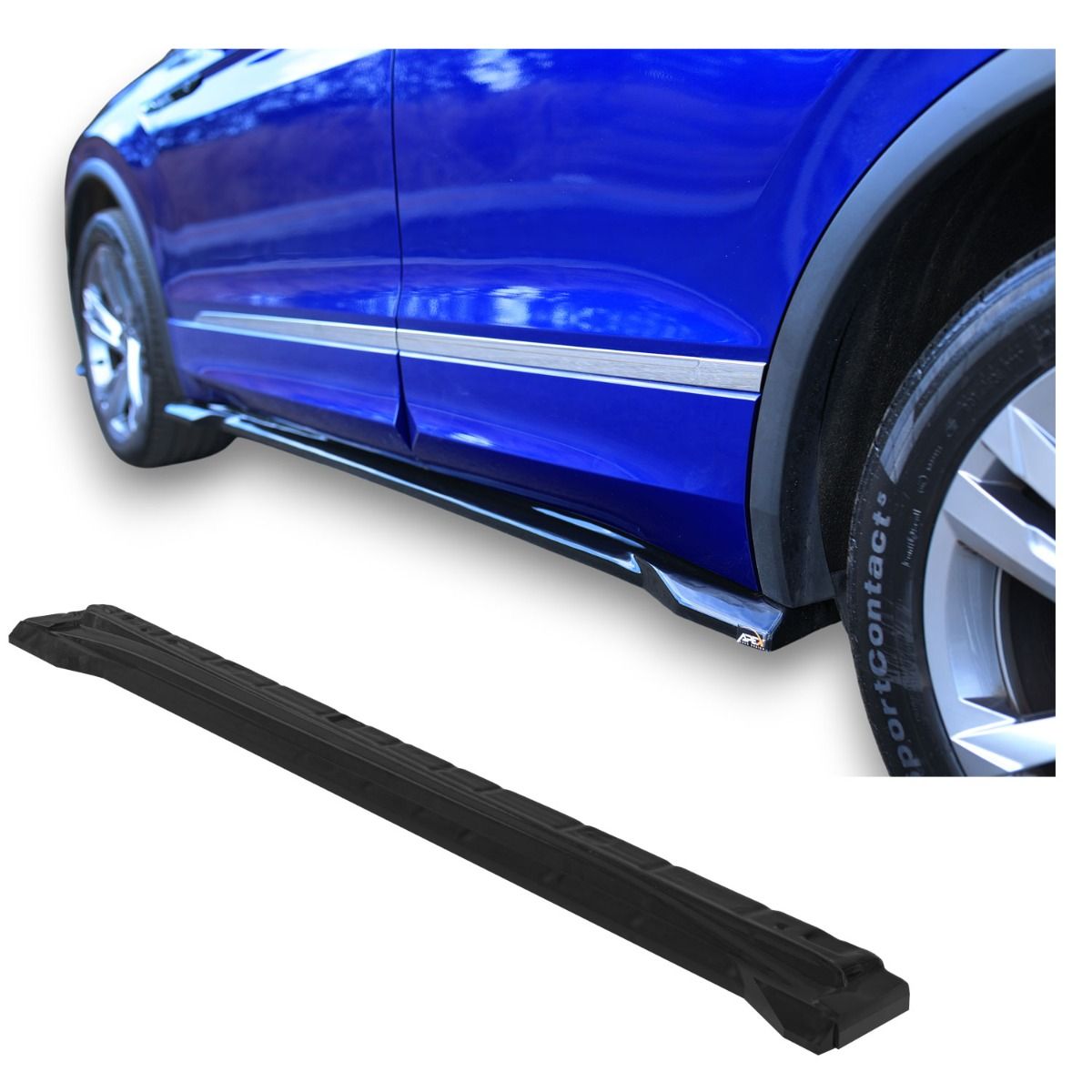 2428 ⭐Sotto Minigonne adatte per Volkswagen Tiguan R-Line Mk2 Facelift 20–24⭐