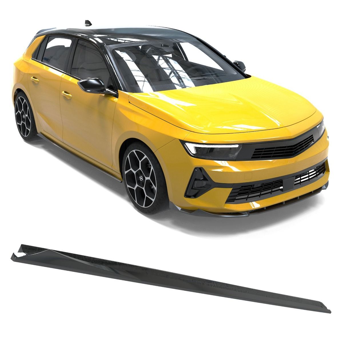 5687⭐sotto Minigonne laterali adatte per Opel Astra L (2020+)⭐