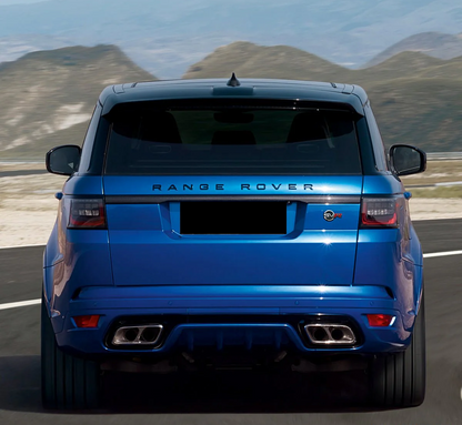 💫ART.7066 Terminali di Scarico Stile SVR per Range Rover Sport (L494) 2018-2022💫