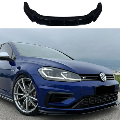Splitter anteriore adatto per VW Volkswagen Golf MK 7.5 R 2017-2020