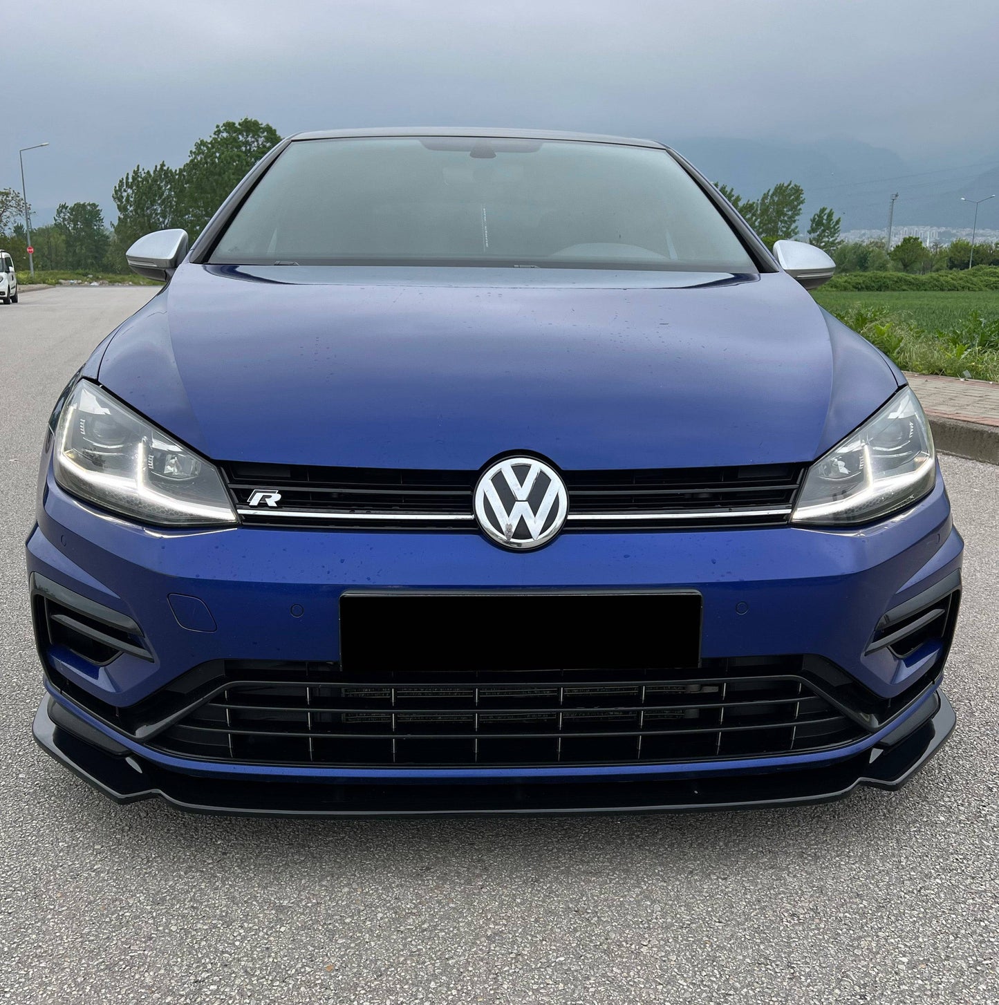 Splitter anteriore adatto per VW Volkswagen Golf MK 7.5 R 2017-2020
