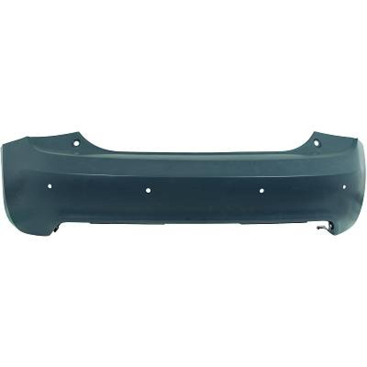 PARAURTI POSTERIORE per AUDI A1 8X 2010-2014 CON FORI PDC+SUPPORTI - MOD. 3/5 PORTE