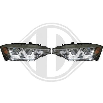 ✔️Pair of Angel Eyes Halogen Headlights BMW 3 Series F30 F31 Pre LCI 2011-2015