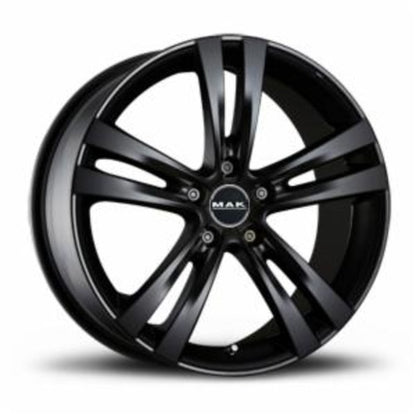 CERCHI CERCHIO IN LEGA 17" Adatto per AUDI A1 MAK ZENITH NERO OPACO