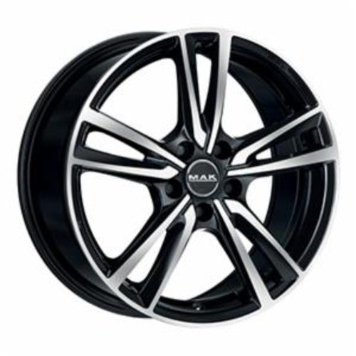 CERCHI CERCHIO IN LEGA 17" Adatto per AUDI A1 MAK ICONA NERO