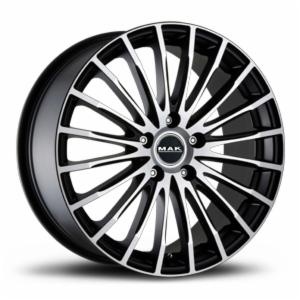 CERCHI CERCHIO IN LEGA 17" 18" 19" Adatto per AUDI A6 MAK FATALE NERO OPACO