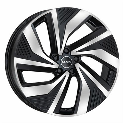 CERCHI CERCHIO IN LEGA 19" 20" Adatto per AUDI A6 MAK ELECTRA NERO LUCIDO