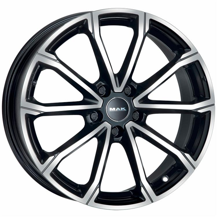 CERCHI CERCHIO IN LEGA 16" Adatto per AUDI A3 MAK DAVINCI NERO 16" 17" 18" 19"