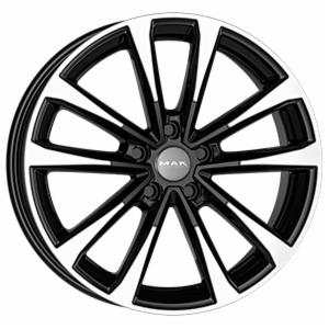 CERCHI CERCHIO IN LEGA 17" 18" 19" Adatto per AUDI A6 MAK MAIN NERO