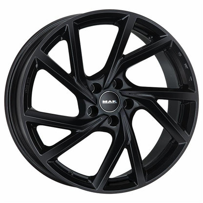 CERCHI CERCHIO IN LEGA 17" 18" 19" 20" Adatto per AUDI A4 MAK KASSEL NERO
