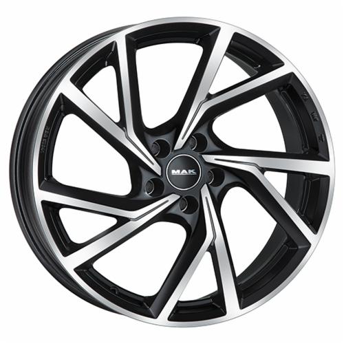 CERCHI CERCHIO IN LEGA 17" 18" 19" 20" Adatto per AUDI A4 MAK KASSEL NERO