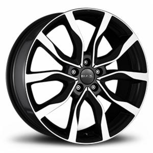 CERCHI CERCHIO IN LEGA 17" 18" 19" 20" Adatto per AUDI A5 MAK KOLN NERO SILVER