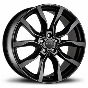 CERCHI CERCHIO IN LEGA 17" 18" 19" 20" Adatto per AUDI A5 MAK KOLN NERO SILVER